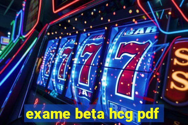 exame beta hcg pdf