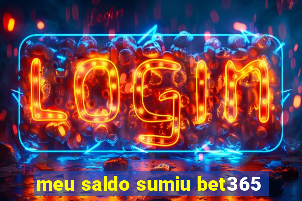 meu saldo sumiu bet365