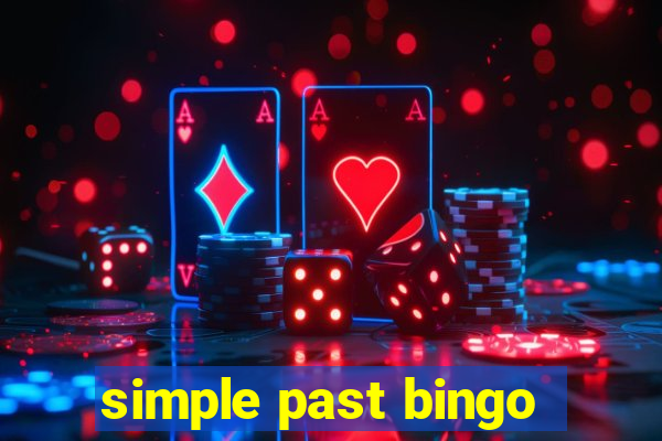 simple past bingo