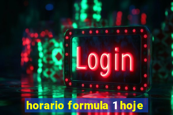 horario formula 1 hoje