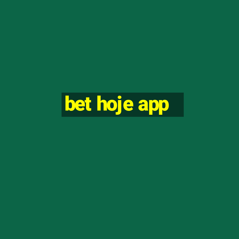 bet hoje app