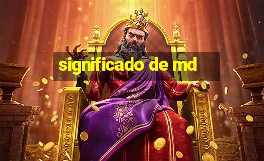 significado de md