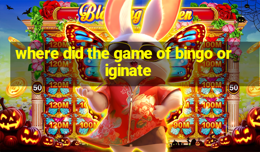 where did the game of bingo originate