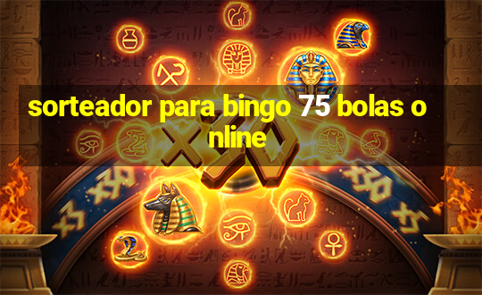 sorteador para bingo 75 bolas online