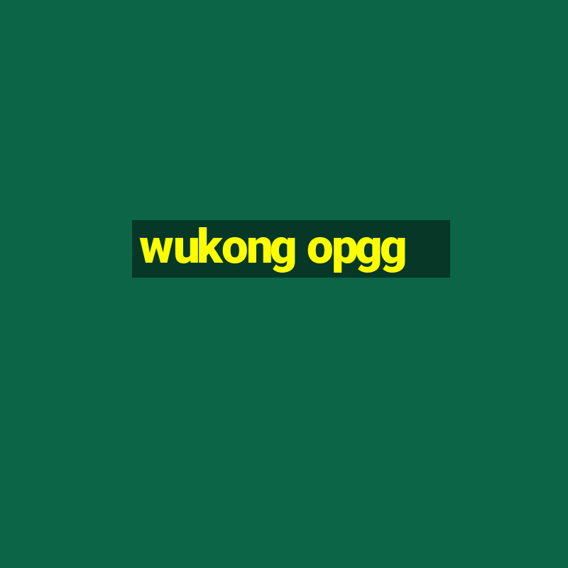 wukong opgg