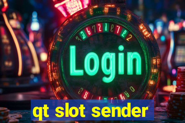 qt slot sender