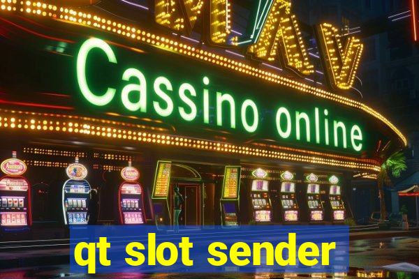 qt slot sender