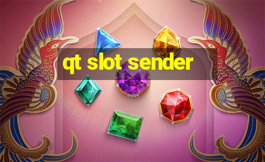 qt slot sender