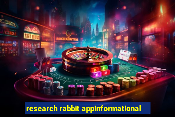 research rabbit appInformational