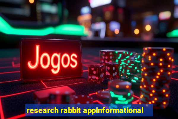 research rabbit appInformational