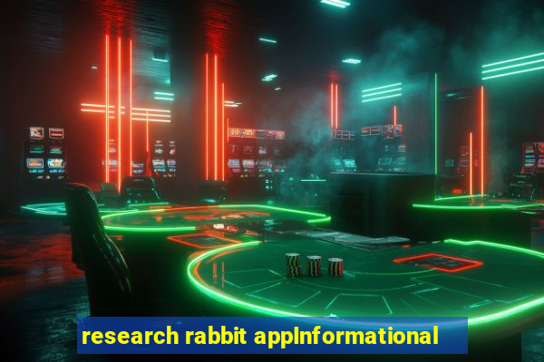 research rabbit appInformational