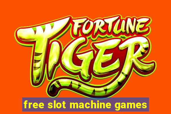 free slot machine games