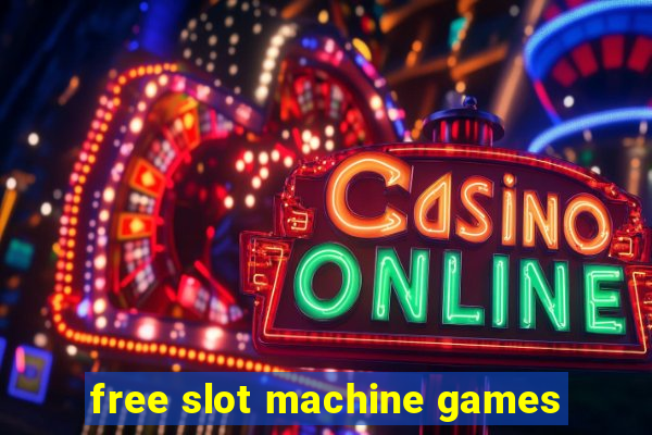 free slot machine games