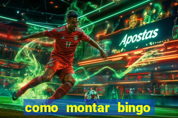 como montar bingo brinquedos toia