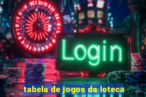 tabela de jogos da loteca