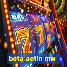 beta actin mw