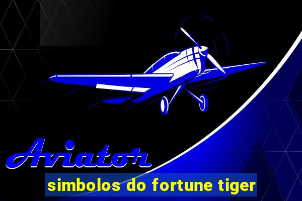 simbolos do fortune tiger