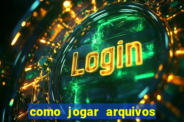 como jogar arquivos na nuvem