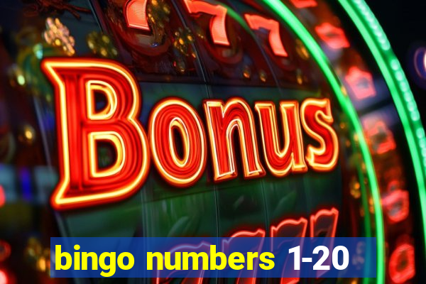 bingo numbers 1-20