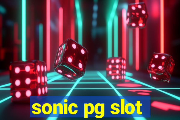 sonic pg slot