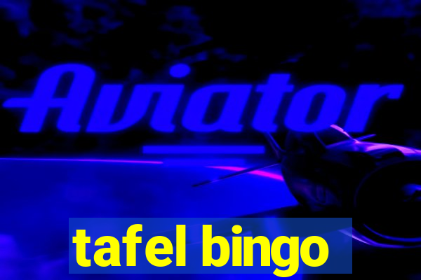 tafel bingo