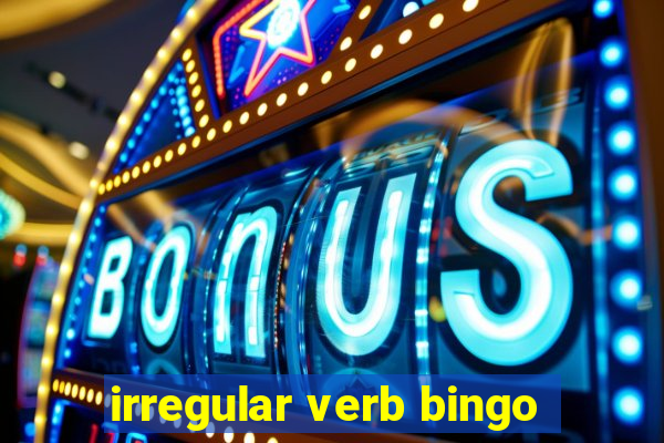 irregular verb bingo