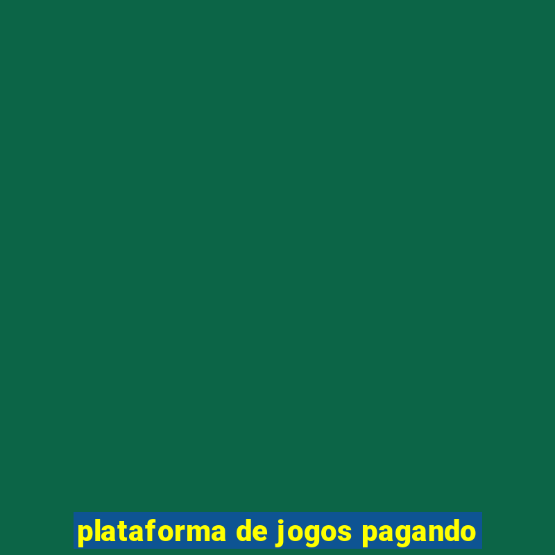 plataforma de jogos pagando