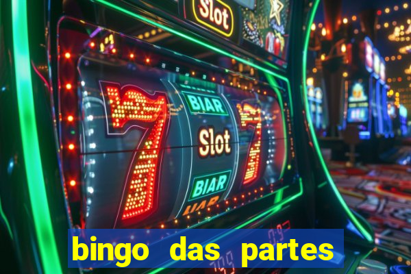 bingo das partes do corpo