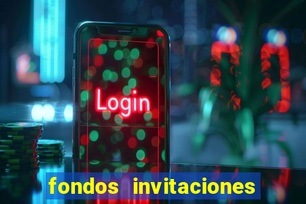 fondos invitaciones de bingo para editar