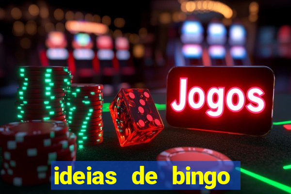 ideias de bingo para o natal