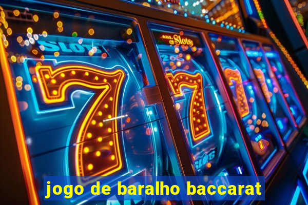 jogo de baralho baccarat