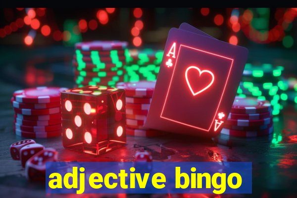 adjective bingo