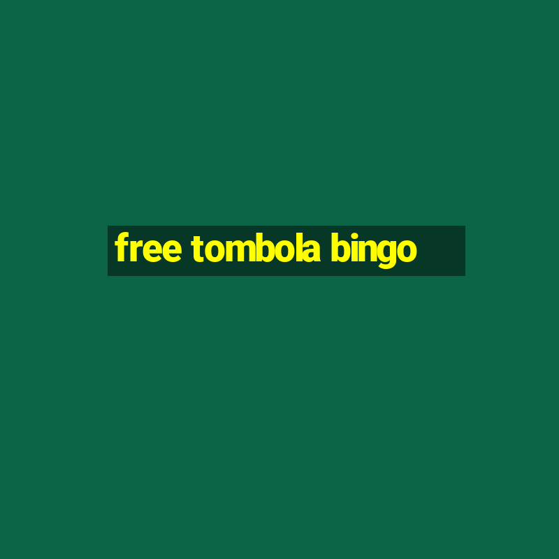 free tombola bingo