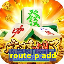 route p add