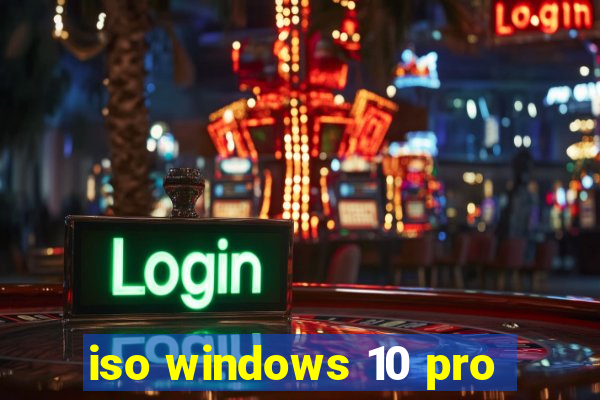 iso windows 10 pro