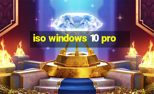 iso windows 10 pro