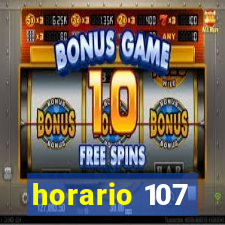 horario 107