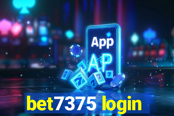 bet7375 login