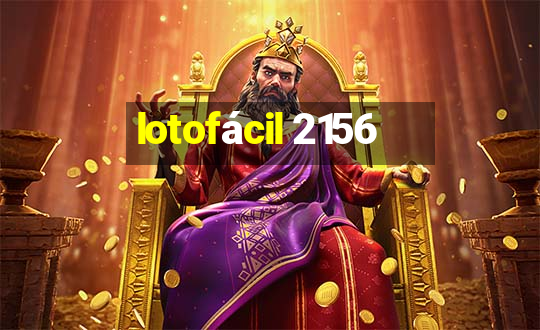 lotofácil 2156