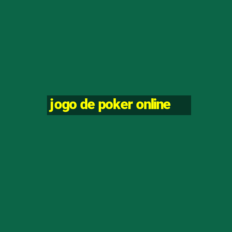 jogo de poker online