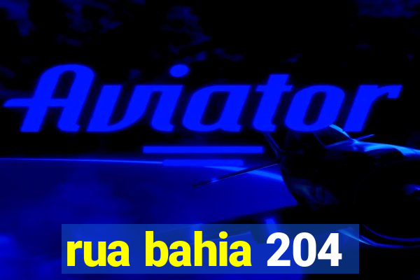 rua bahia 204