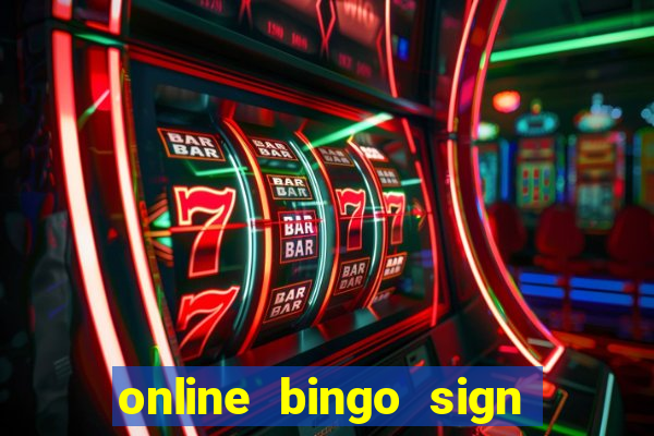 online bingo sign up bonus