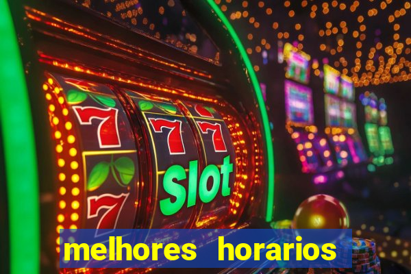 melhores horarios para jogar no fortune tiger