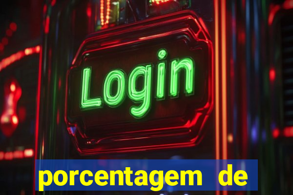 porcentagem de ganhos slots