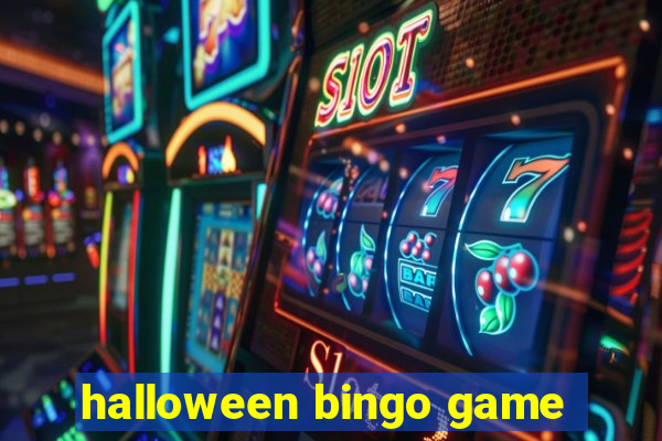 halloween bingo game