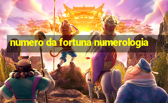 numero da fortuna numerologia