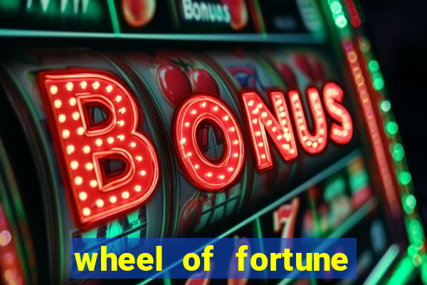 wheel of fortune slots machine