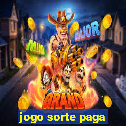 jogo sorte paga