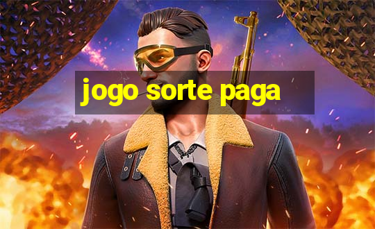 jogo sorte paga