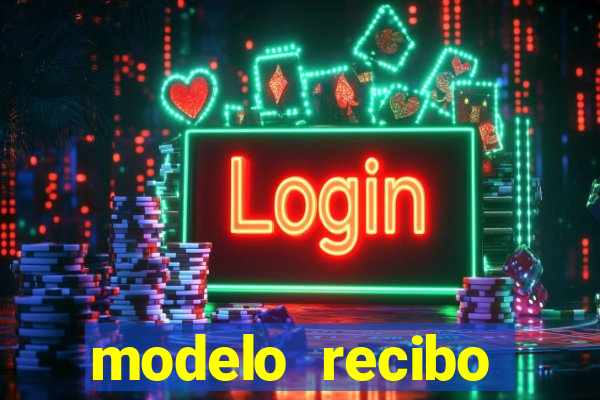 modelo recibo pagamento autonomo